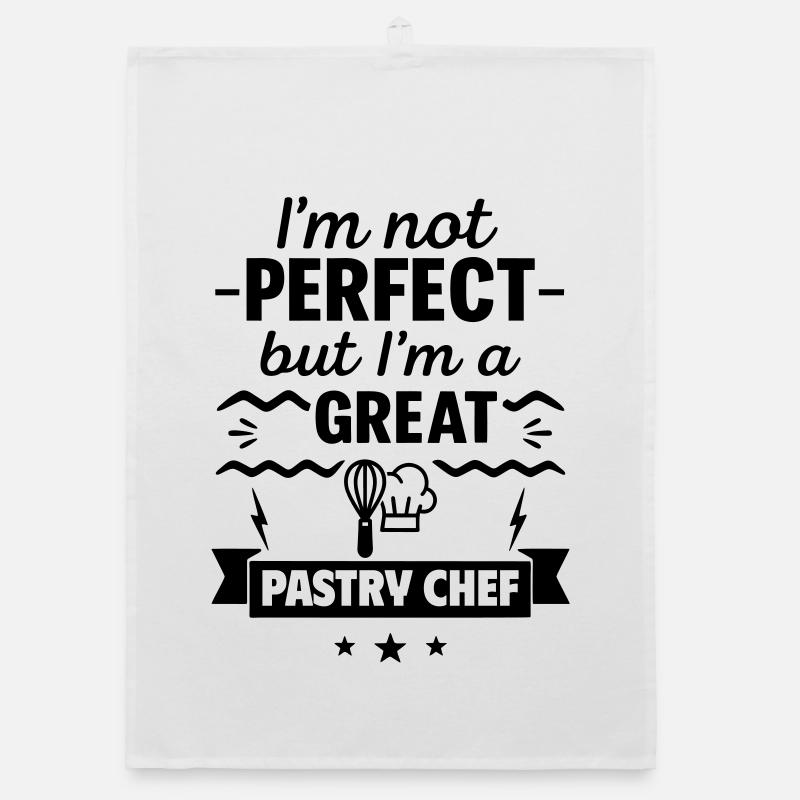 Not perfect but a great pastry chef Organic dish towel