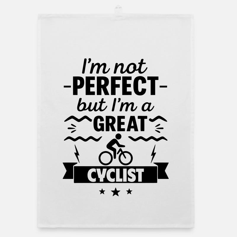 Nicht perfekt, aber ein super Radfahrer Organic Geschirrtuch