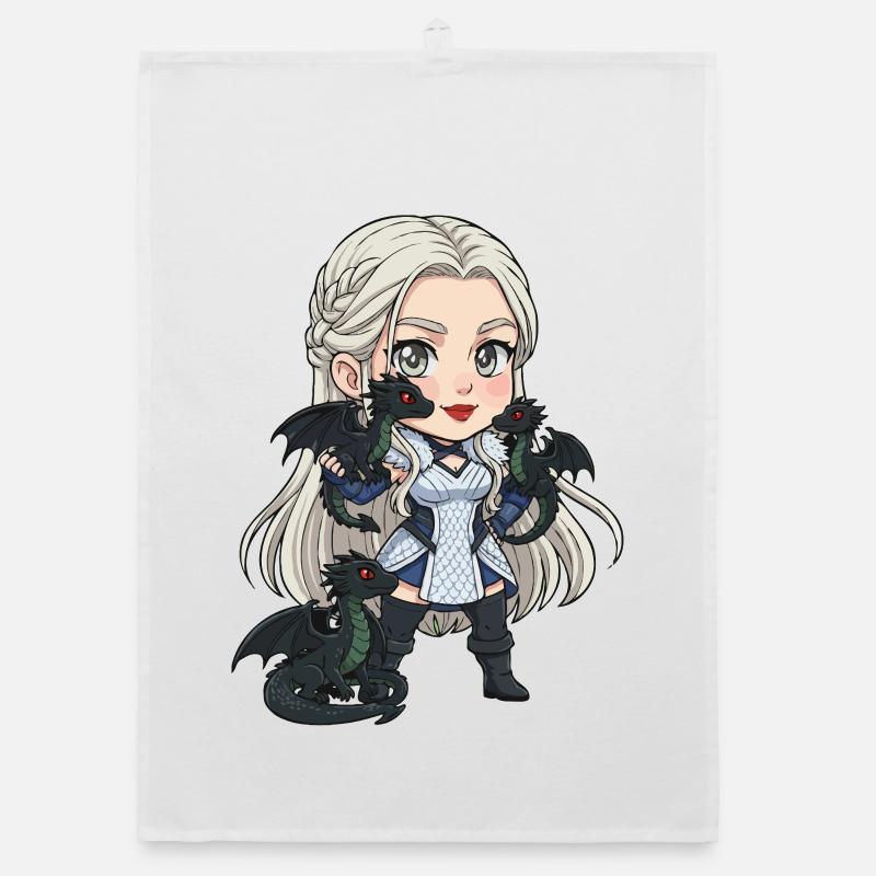 Cosplay de dragon chevalière Chibi Torchon bio