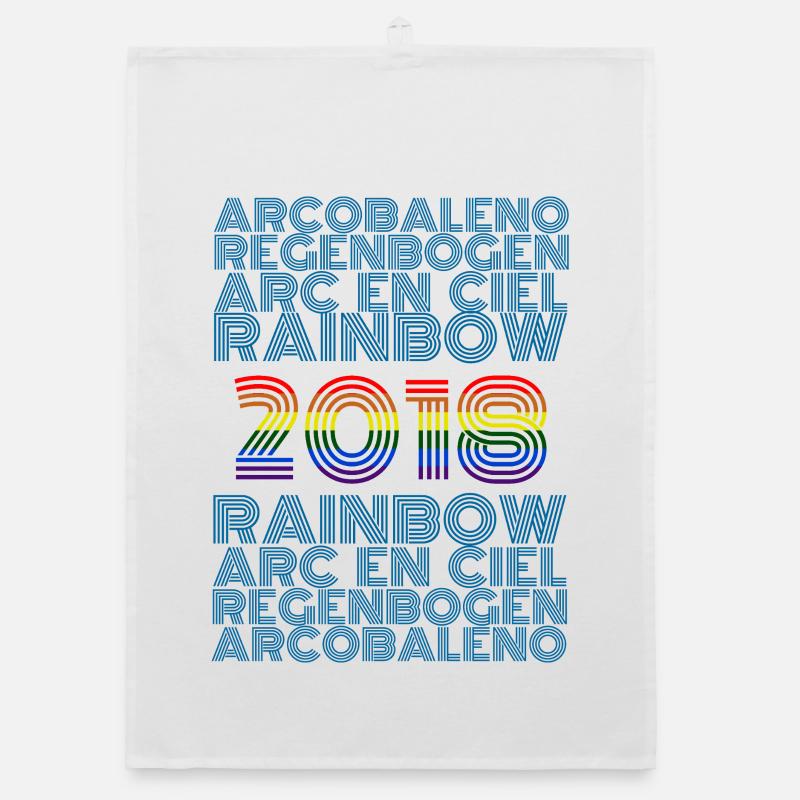 Arc-en-ciel 2018 Torchon bio