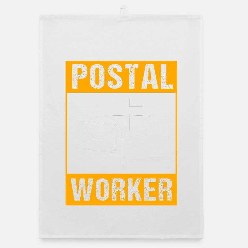 Post Poststempel Postbote Organic Geschirrtuch