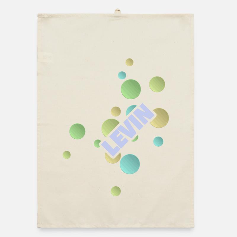 Levin as a student Organic dish towel