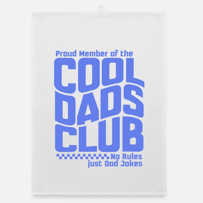 Cool Dads Club - Dad Father's Day Gift Organic dish towel