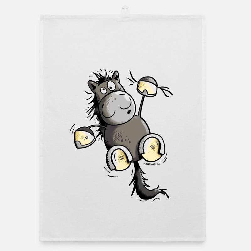 Rappe Pferd hängt ab Organic Geschirrtuch