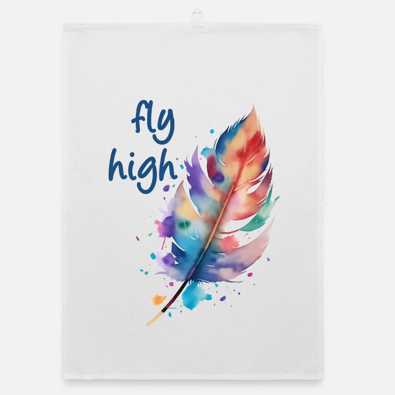 fly high Organic Geschirrtuch