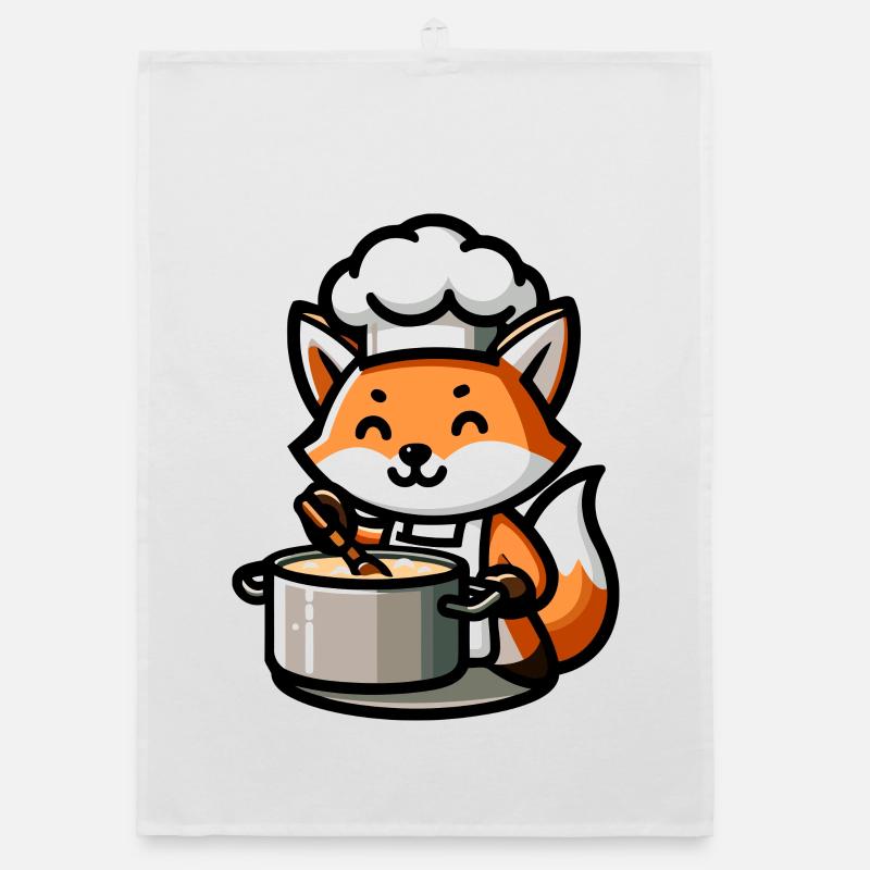 Culinary Kit: The Foxy Chef Organic dish towel