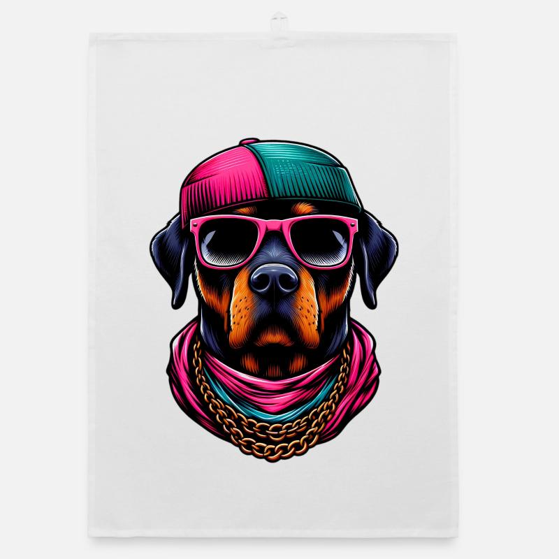 Dog Organic dish towel