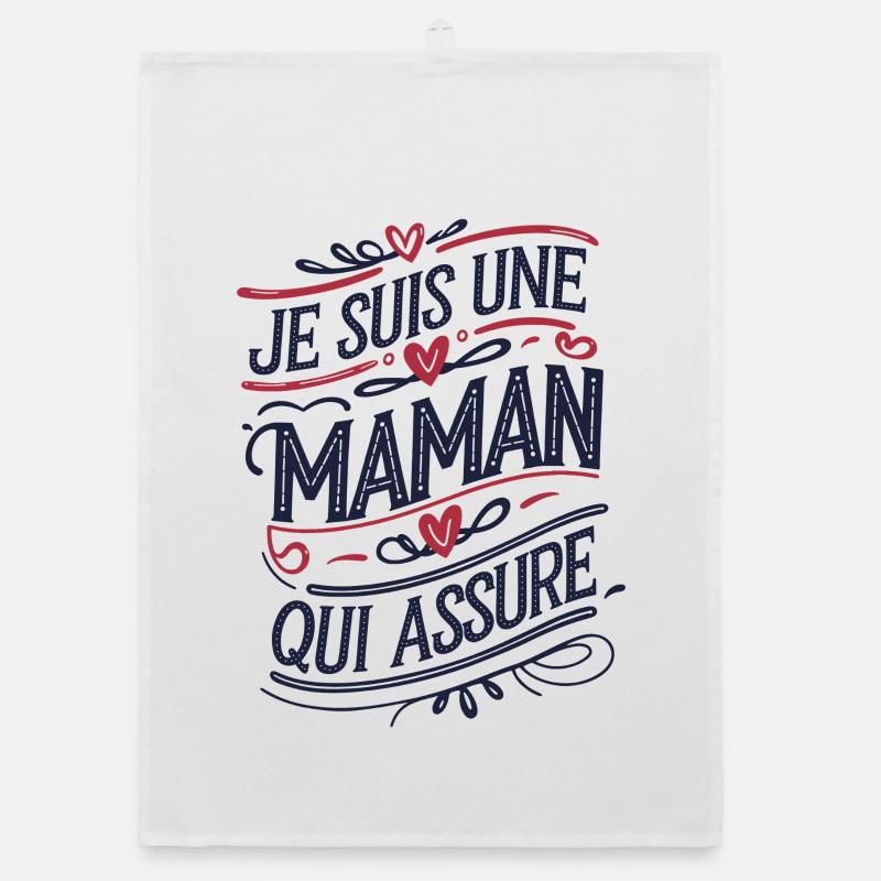 Ich bin eine Mutter, die versichert Organic Geschirrtuch