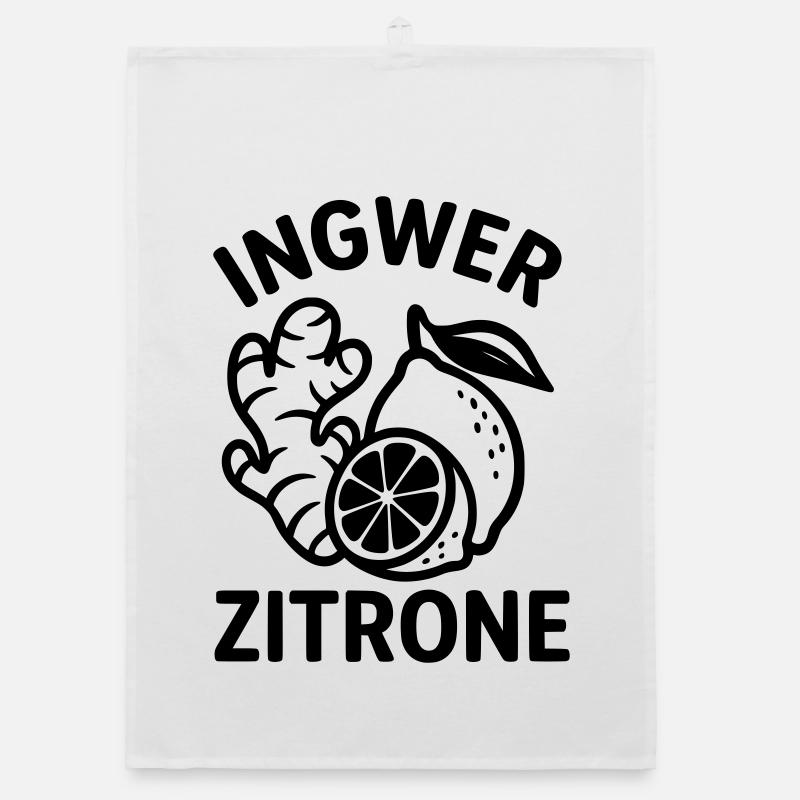 Gingembre Citron Meilleur Combo pour le rhume Torchon bio