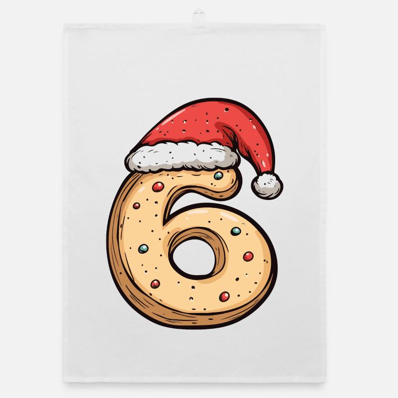 Biscuit de Noël à 6 chiffres Torchon bio
