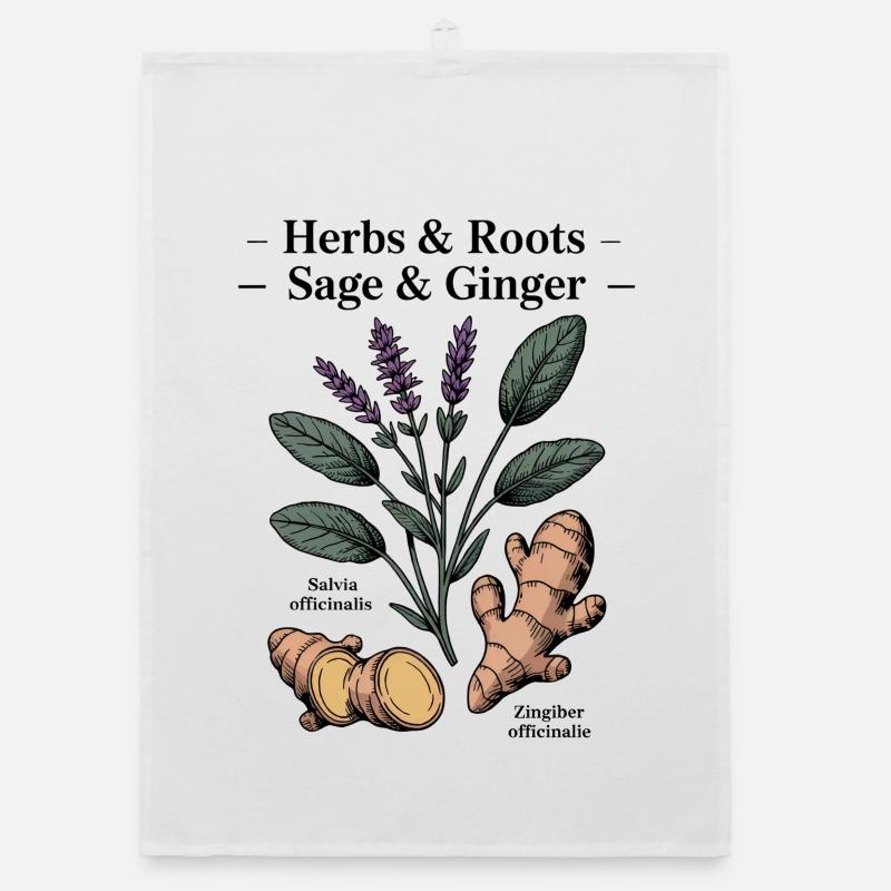 Herbes botaniques Torchon bio