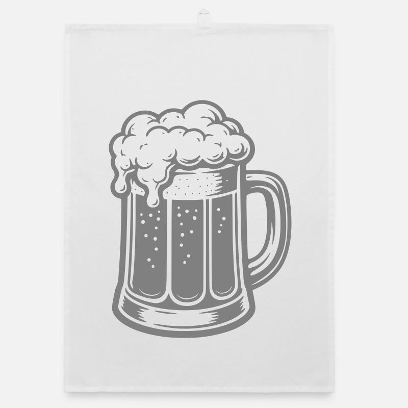 Beer stone Organic dish towel