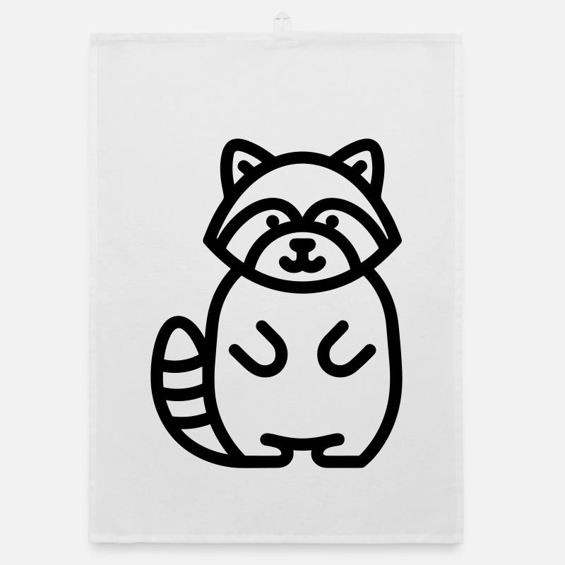 raccoon Organic dish towel