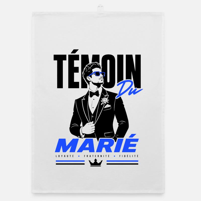 Témoin du Marié Élégance Premium Torchon bio