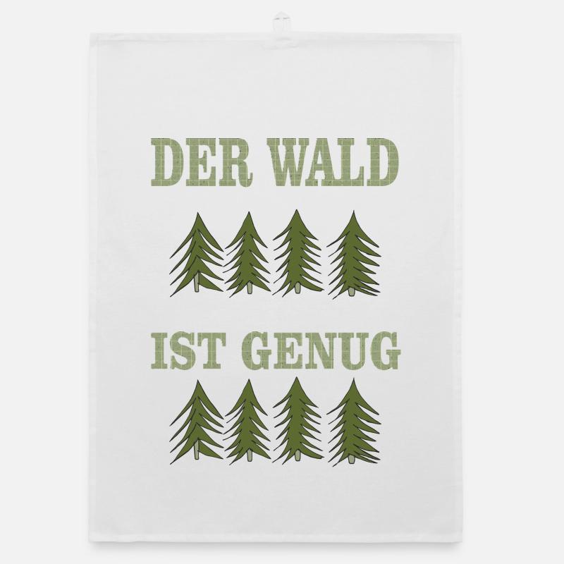 THE forest is enough Organic dish towel