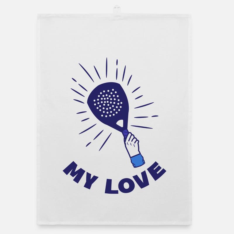Setback Player Racket Padel Statement Sport Organic dish towel