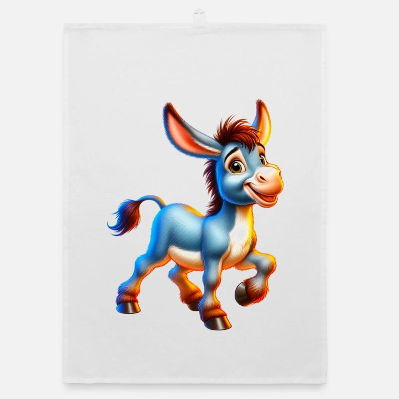 Esel-Maultier Organic Geschirrtuch