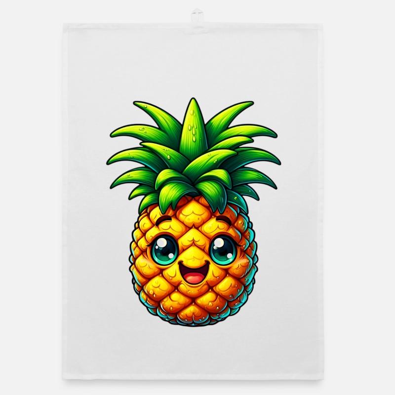 Pineapple Organic dish towel