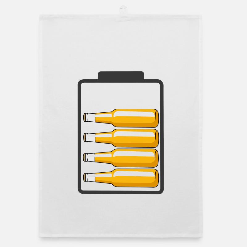 Beer Battery Organic dish towel
