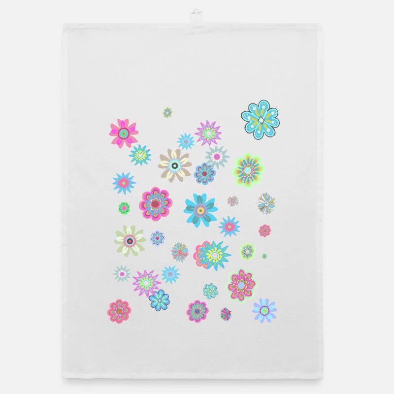 Colorful Floral Patterns for Spring Clothes Organic dish towel