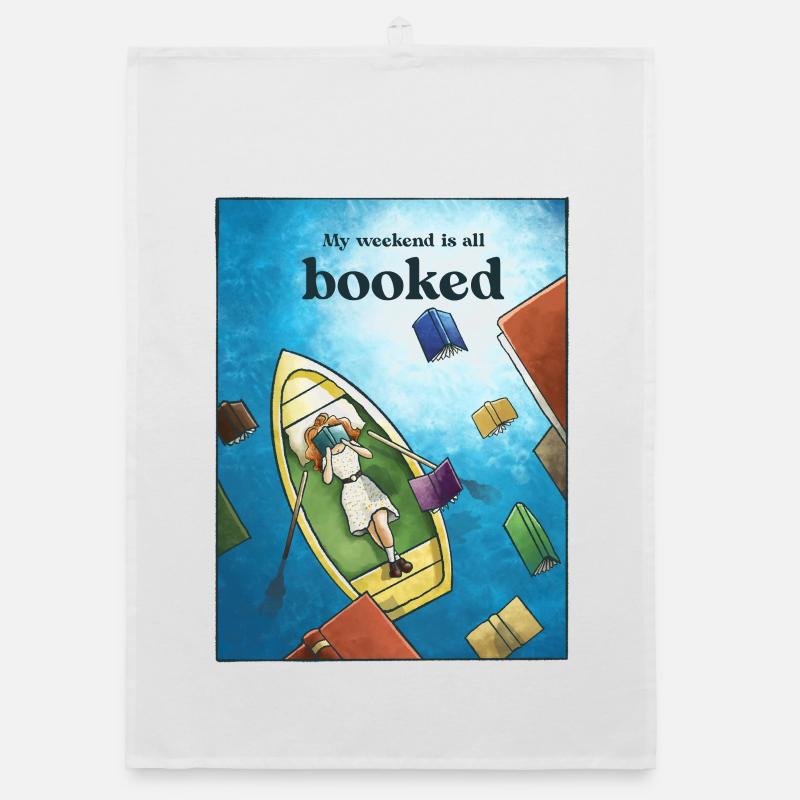 Meer der Worte Organic Geschirrtuch