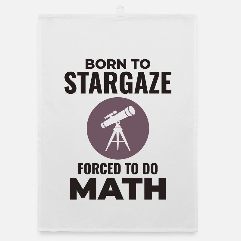 Né pour observer les étoiles forcé aux mathématiques Torchon bio