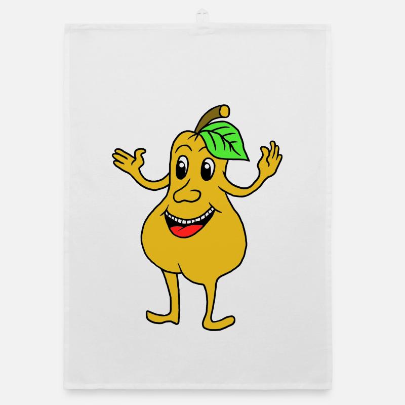 Funny pear Organic dish towel