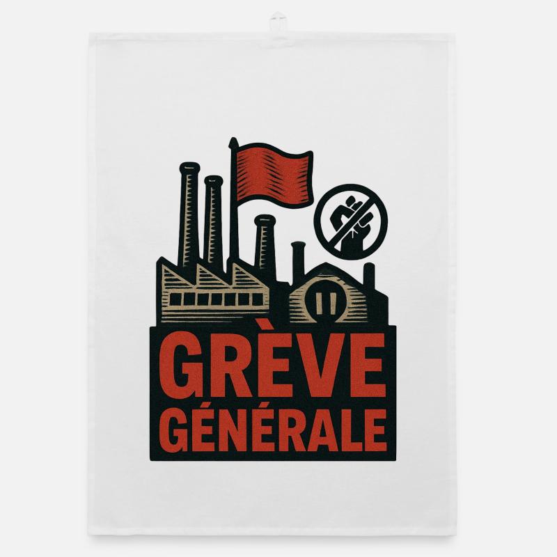 General strike Organic dish towel