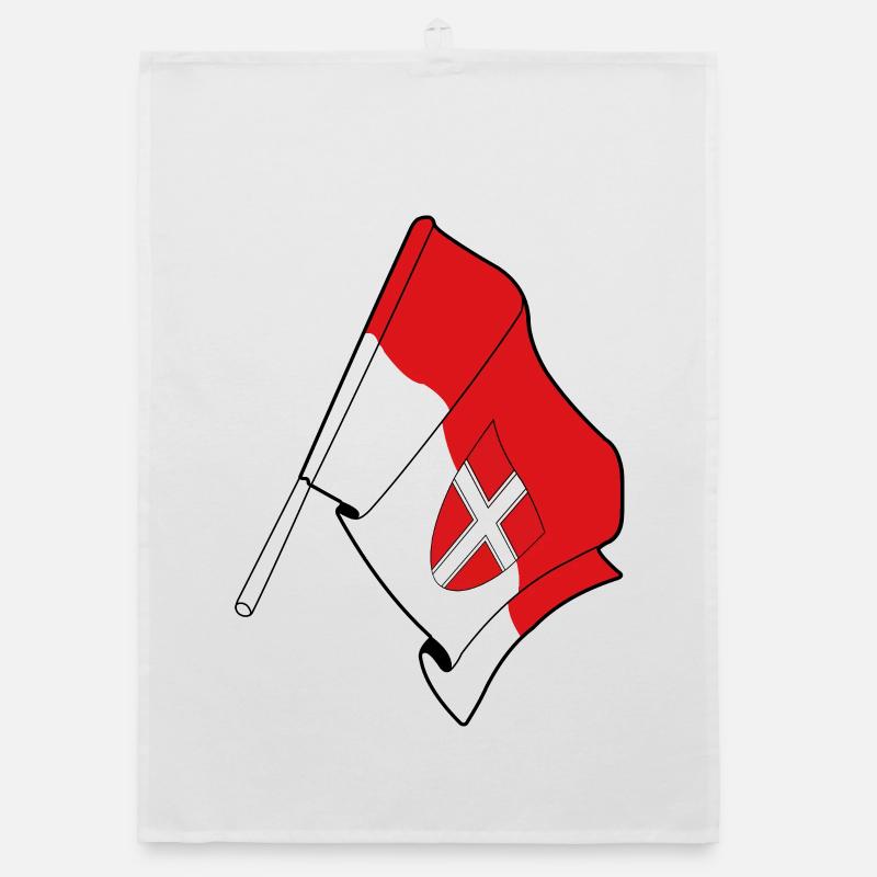 Wien County Flag Organic dish towel