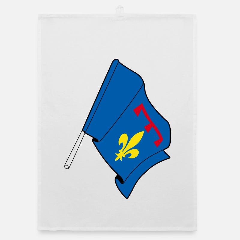 Provence Flag Organic dish towel