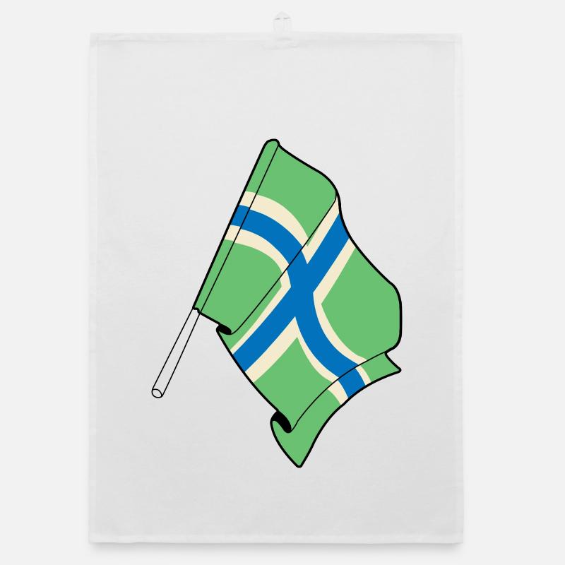 Drapeau du Gloucestershire Torchon bio