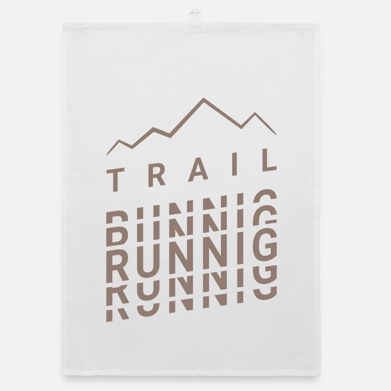Trail Running Movement Organic dish towel