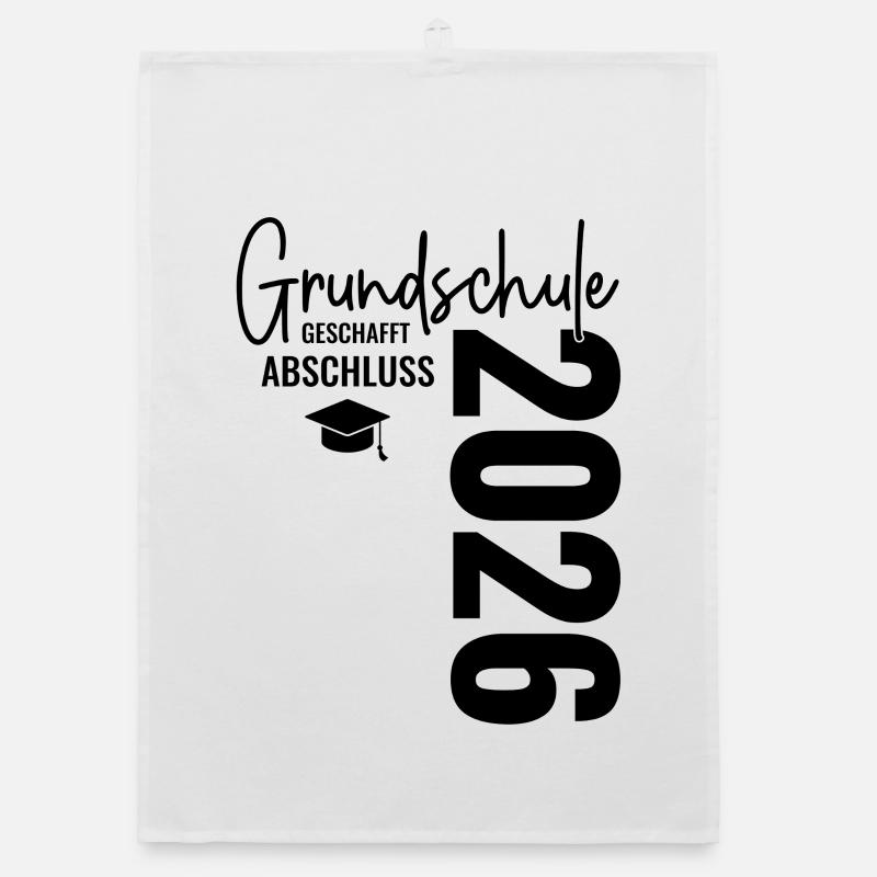 Fin de diplôme 2026 : école primaire terminée ! Torchon bio