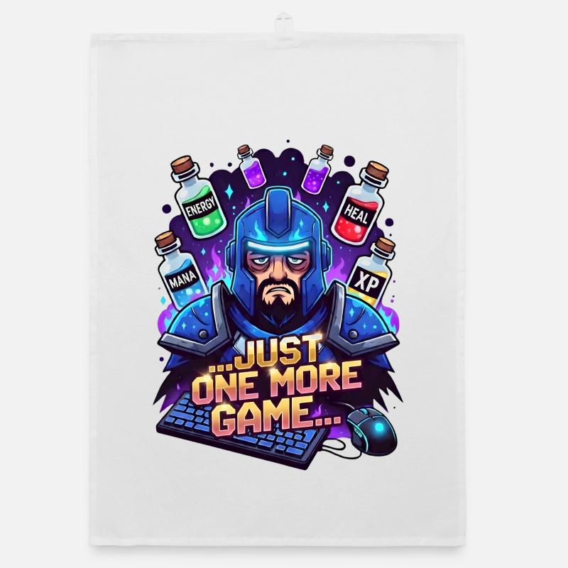 Just one more game Organic Geschirrtuch