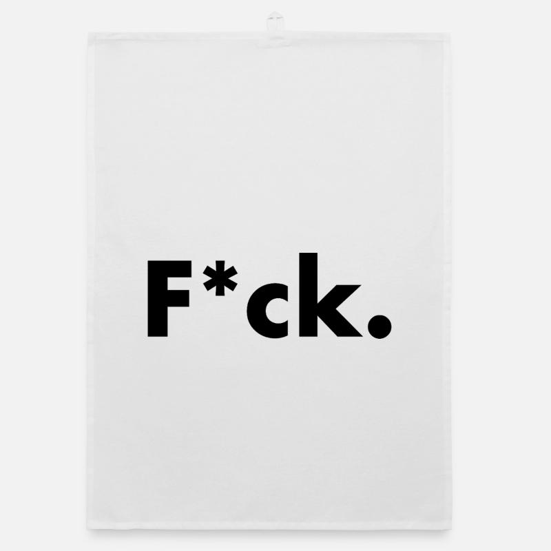 F*ck. Organic dish towel