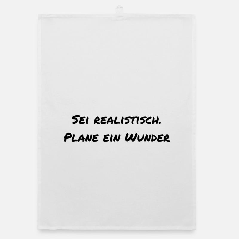 Spruch Motivation  Organic Geschirrtuch