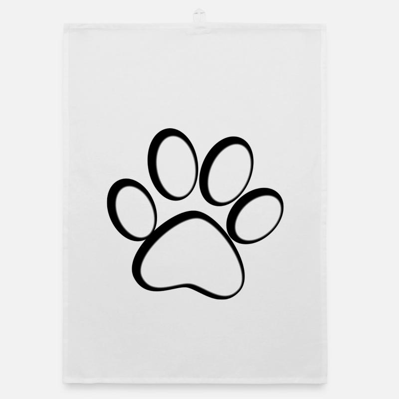 Cat Paw Organic dish towel