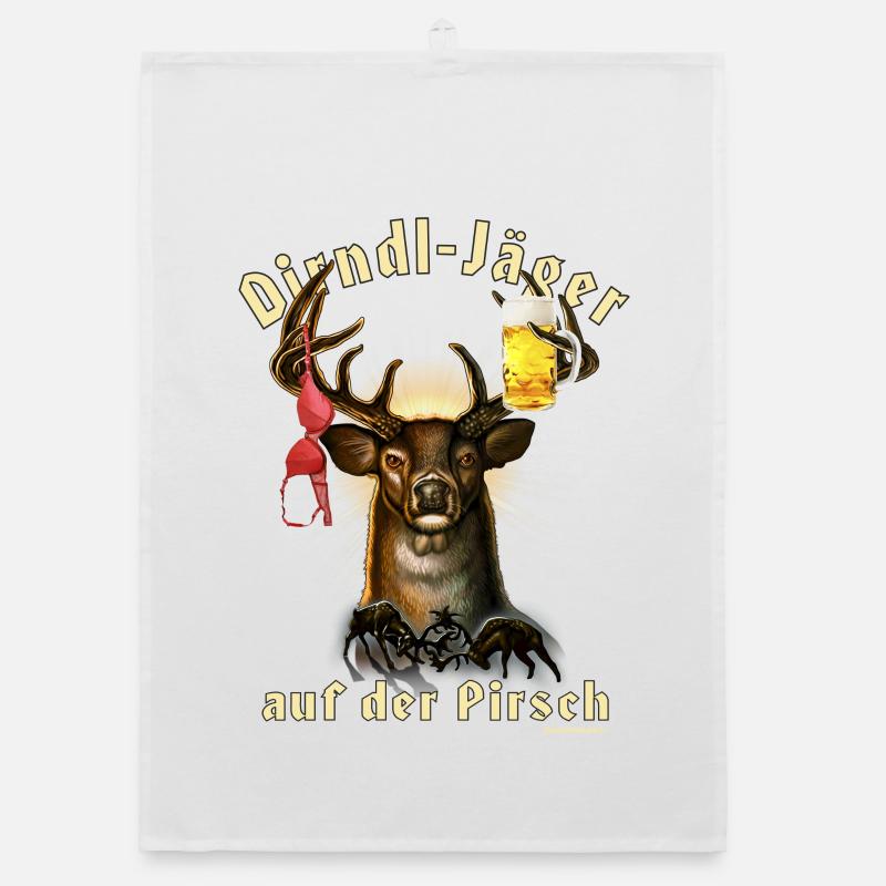 Dirndl-Jäger Organic Geschirrtuch