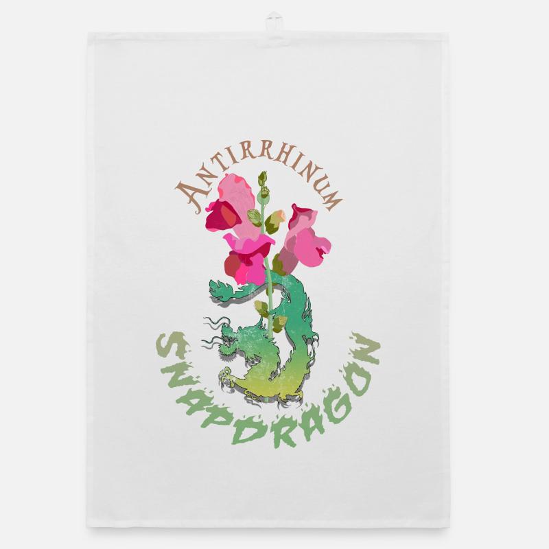 Fleurs de dragon Torchon bio