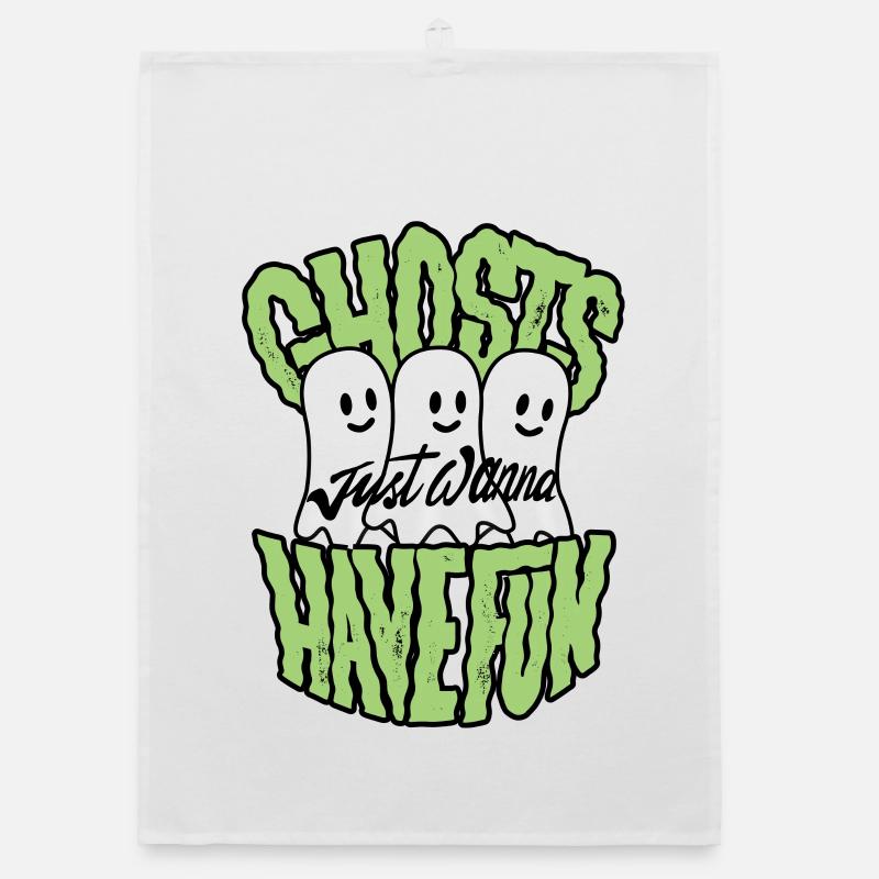 Les fantômes veulent juste s’amuser Torchon bio