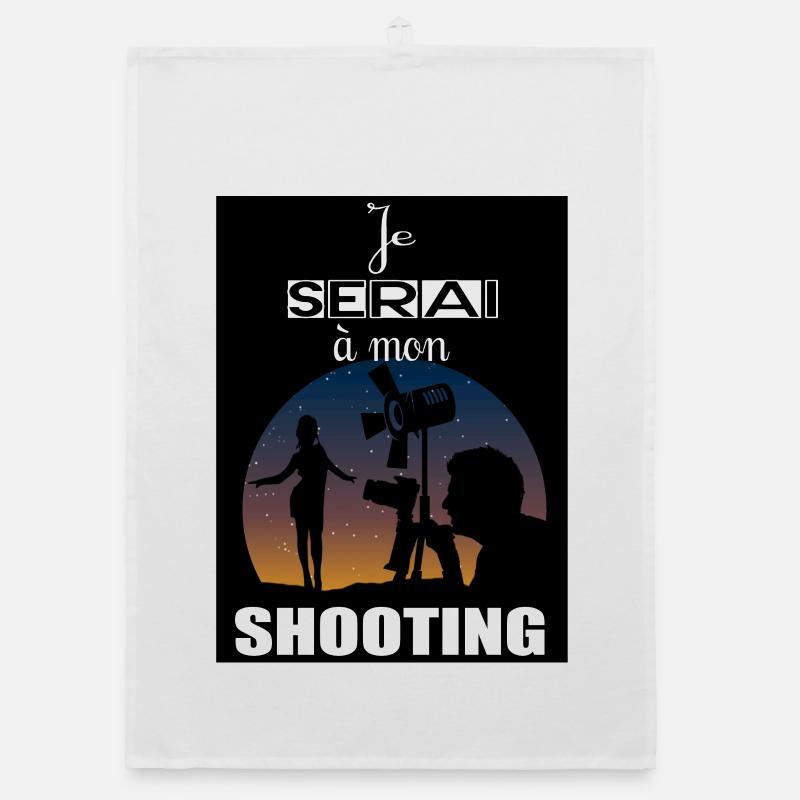 Ich werde schießen Organic Geschirrtuch