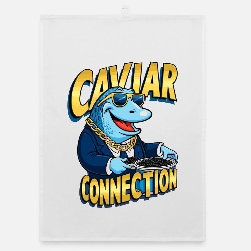 Caviar Connection Organic dish towel