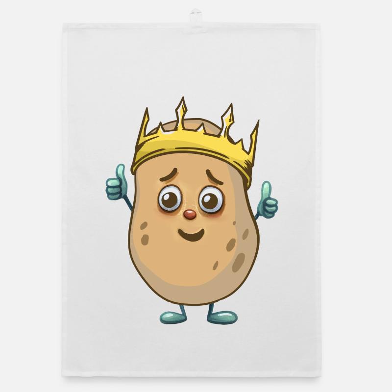 Potato Potatoes King Vegetables Organic dish towel