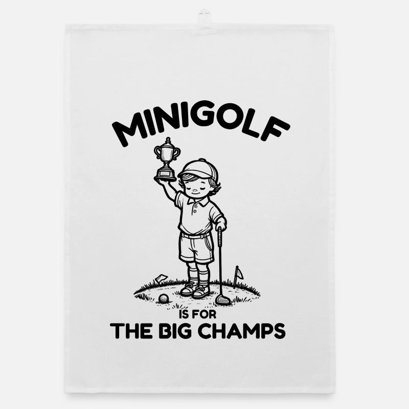 Kinder Minigolf Organic Geschirrtuch