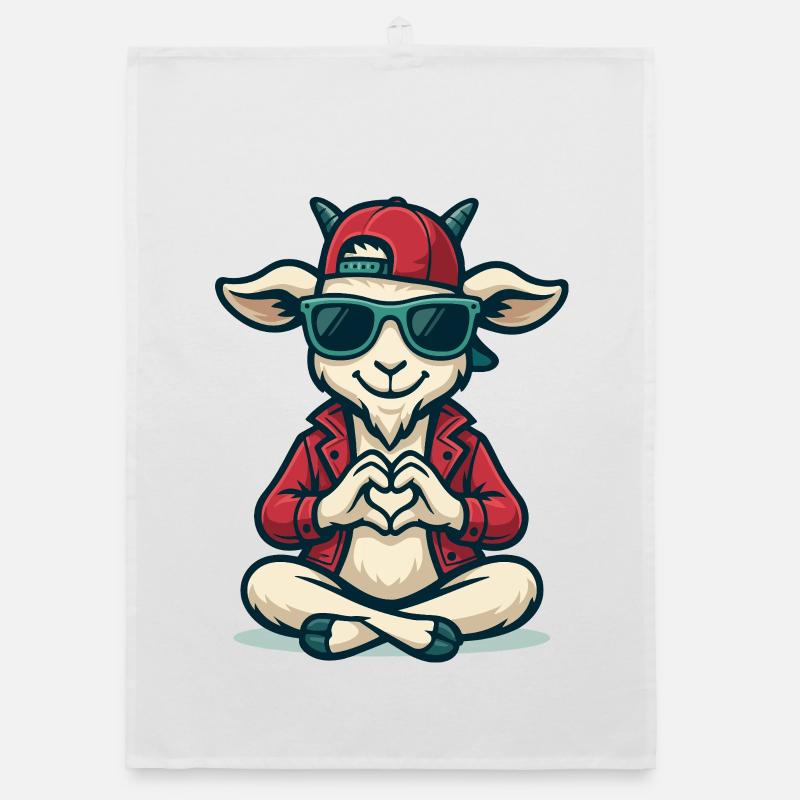 Vibrations du cœur de chèvre Torchon bio