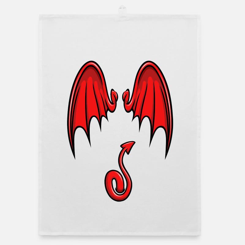 Ich bin ein kleiner Teufel Organic Geschirrtuch