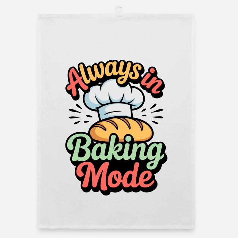 Always in baking mode Organic dish towel