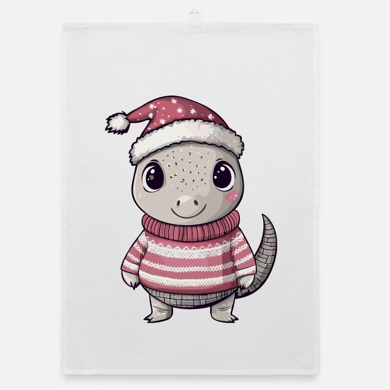 Tatous de Noël Torchon bio