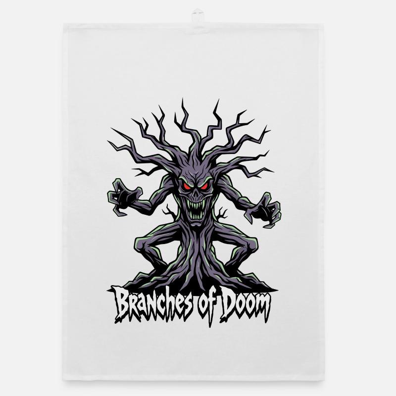 Branches of Doom – Dämonischer Baumgeist Organic Geschirrtuch
