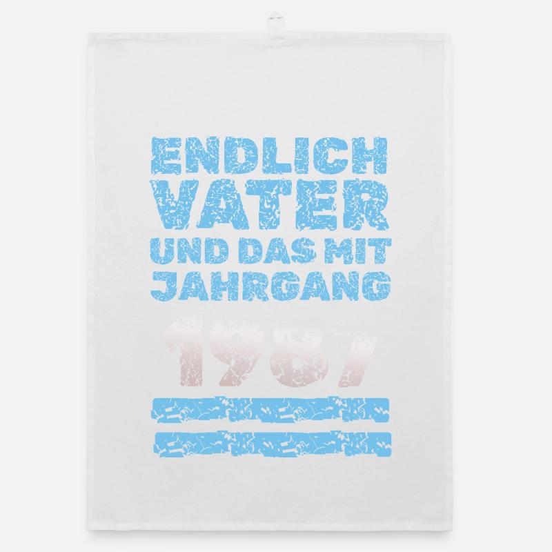 Father 1987 Organic dish towel